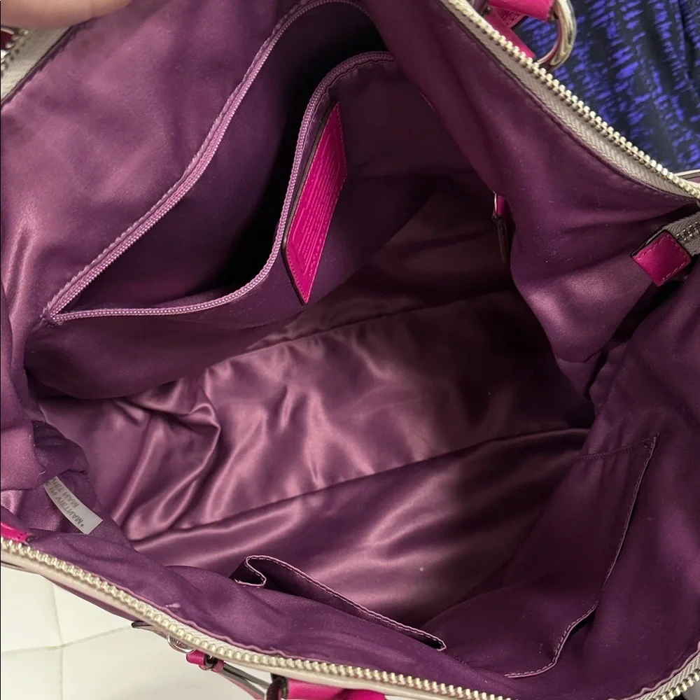 Coach Purple and Pink shoulder bag